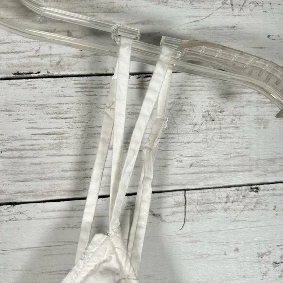 Free People Sweet Sammi Eyelet Cotton Cami Top White XL - Picture 7 of 11